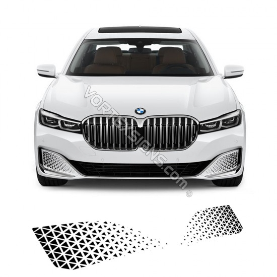 bumper insert vinyl wrap for BMW 740 BMW 750