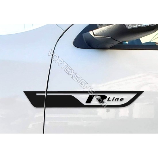 R-line Door Wings for VW sticker