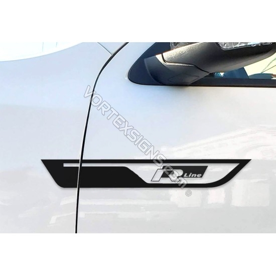 R-line Door Wings for VW sticker