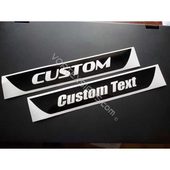 Custom Text Tail light lamp Accent Decal sticker