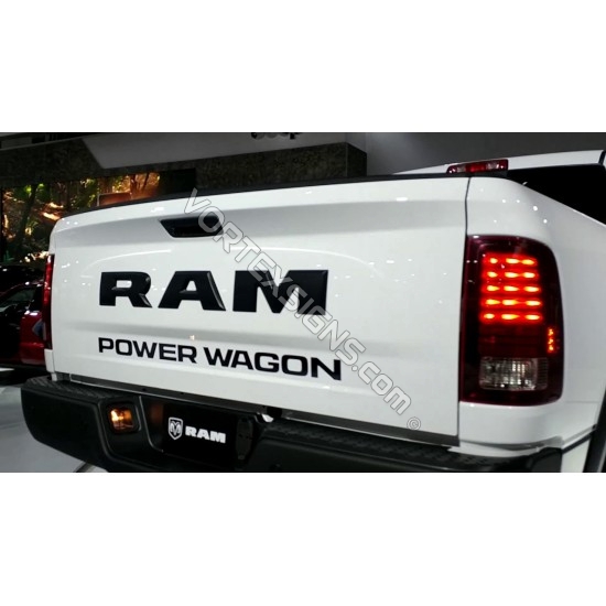 Power Wagon Tailgate decal sticker