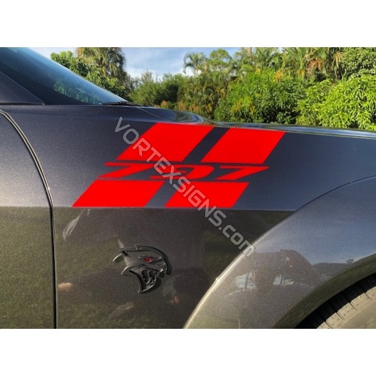 Custom Text Fender Stripes sticker