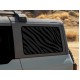 zebra decal for Bronco 6g quarterpanel window