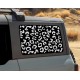 cheetah window decal for Bronco big body 6G