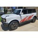 ford bronco mud splash look vinyl decals