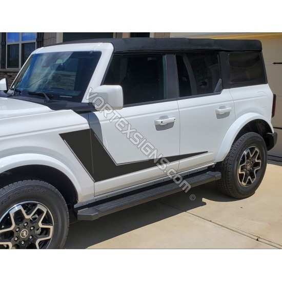 ford bronco exterior side graphics