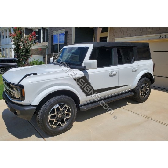 ford bronco exterior side graphics