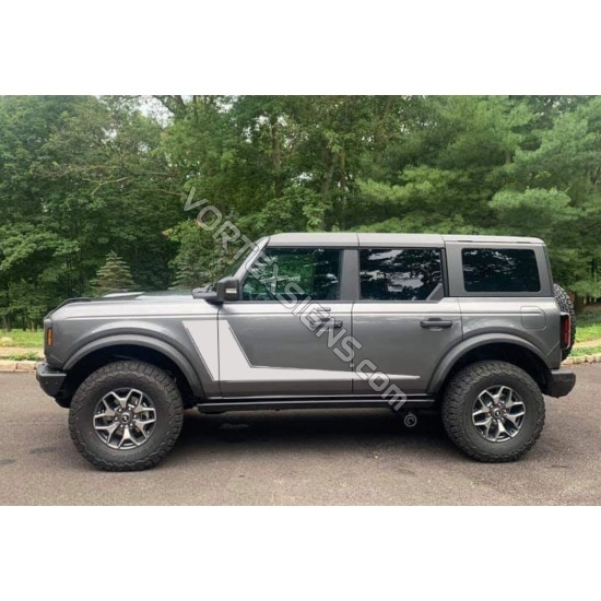 ford bronco exterior side graphics