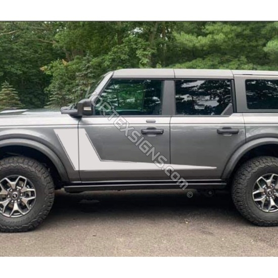 ford bronco exterior side graphics