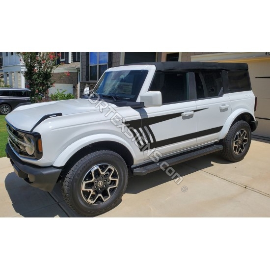 ford bronco exterior side graphics