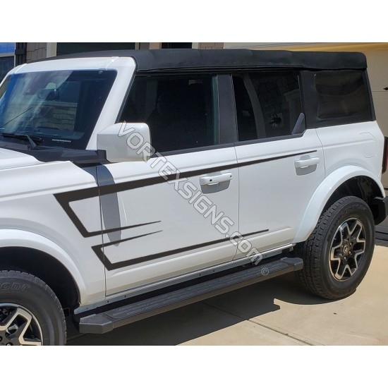 ford bronco exterior side graphics