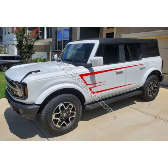 ford bronco exterior side graphics