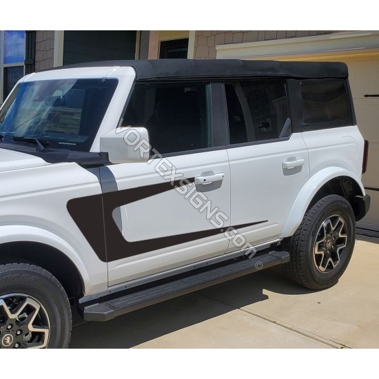 ford bronco exterior side graphics