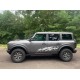 ford bronco mud splash look vinyl decals