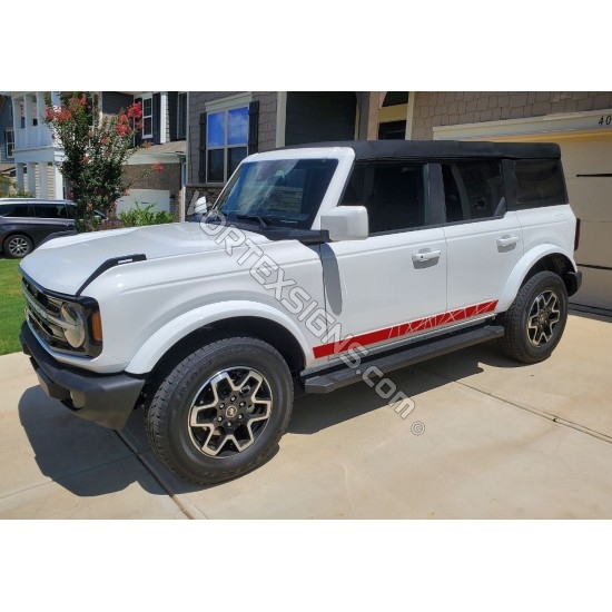 side stripes for a 2023 Ford Bronco