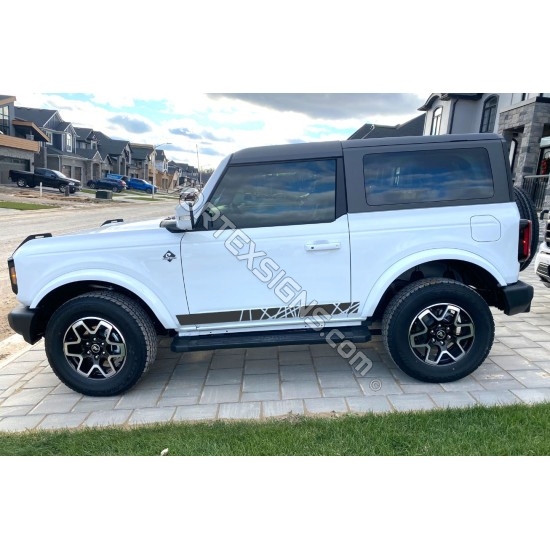 side stripes for a 2023 Ford Bronco