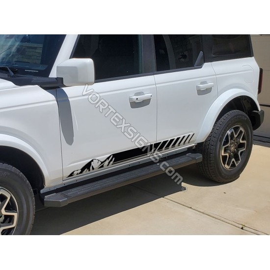 mountain stripes ford bronco graphics