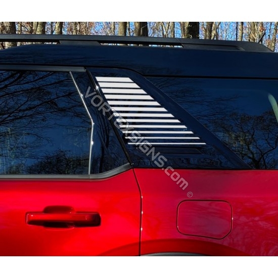 Ford Bronco Sport faded lines c pillar vinyl decal