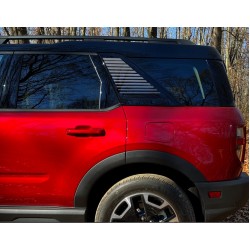 C pillar fade out lines decal for Bronco Sport - v1