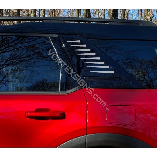 Ford Bronco Sport faded lines sticker