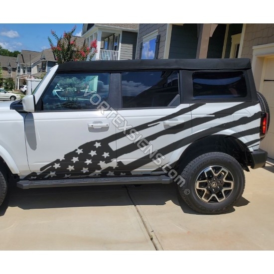 ford bronco exterior side graphics