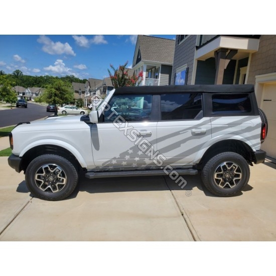 ford bronco exterior side graphics