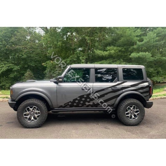 ford bronco exterior side graphics