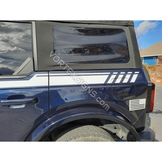 Ford bronco vinyl stripes