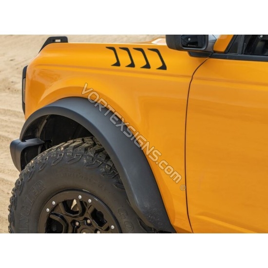 fender vent louvers for ford bronco 6g