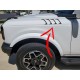 fender vent louvers for ford bronco 6g