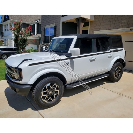 Ford bronco vinyl stripes