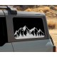 3rd Window Trees and Forest  for Ford Bronco 6G - V5 sticker