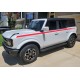 Ford bronco retro side stripes