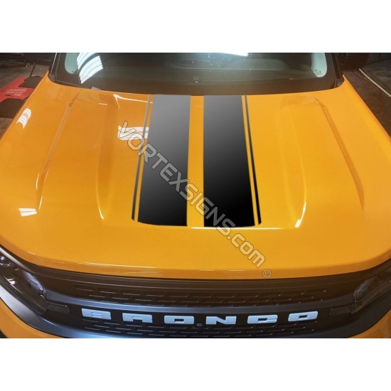 hood stripes for Ford bronco sport