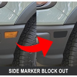 Front side marker light black out decal for Bronco Sport 