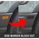 Front marker light black out vinyl decal for Bronco Sport sticker