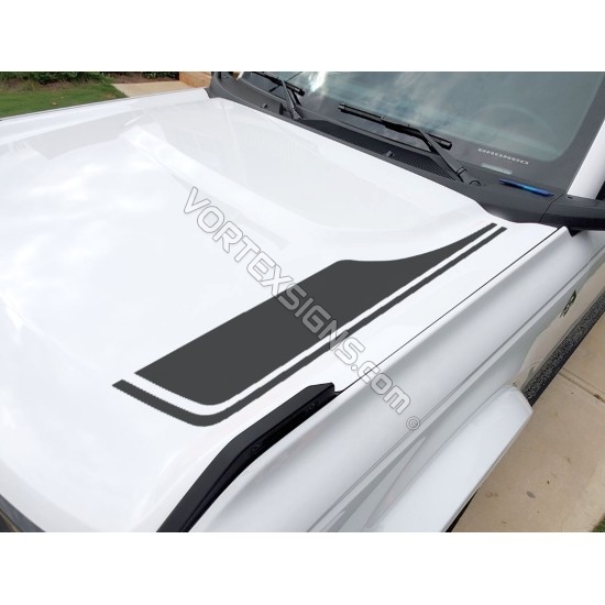 ford bronco replacement hood graphics