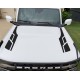 Hood accent stripes decal sticker for 6G Ford Bronco - v1 sticker