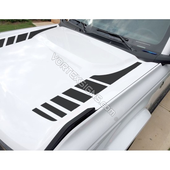 bronco oem replacement hood graphics