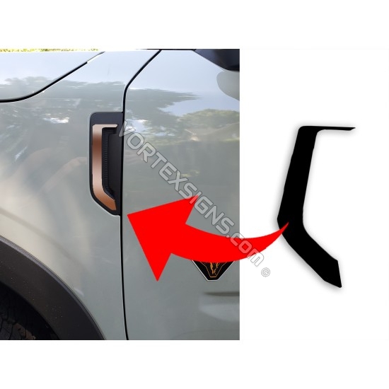 Fender vent Accent vinyl Overlay decal for Ford Bronco Sport sticker