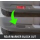 Rear reflector marker black out vinyl decal for Bronco Sport sticker