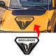 2021 Ford bronco BADLANDS Hood graphics sticker 2021 Ford Bronco BADLANDS Hood Decal sticker
