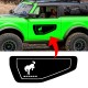 Ford Bronco Door insert Graphic decal Ford Bronco Door insert Graphic Ford Performance sticker