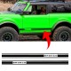 Ford Bronco Door insert Graphic decal Ford Bronco Door body stripe Graphic Ford Performance sticker