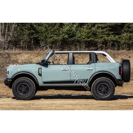 Ford Bronco side stripes