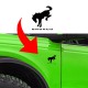 2021 Ford Bronco fender horse logos decal badge Ford Bronco fender logos sticker door