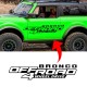 Ford Bronco Door insert Graphic decal Ford Bronco Door insert Graphic Ford Performance sticker