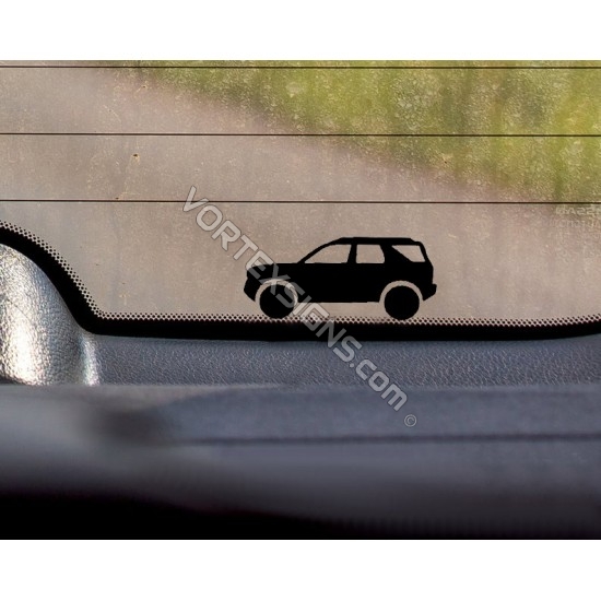 Small Bronco Sport Silhouette for window corners  - V2 sticker