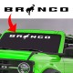ford Bronco Windshield graphics decal sign with horse 2021 Bronco Windshield sign letters logo sticker
