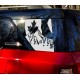 Canadian Flag + mountains for Ford Bronco Sport 3rd Window Decal - v5 sticker